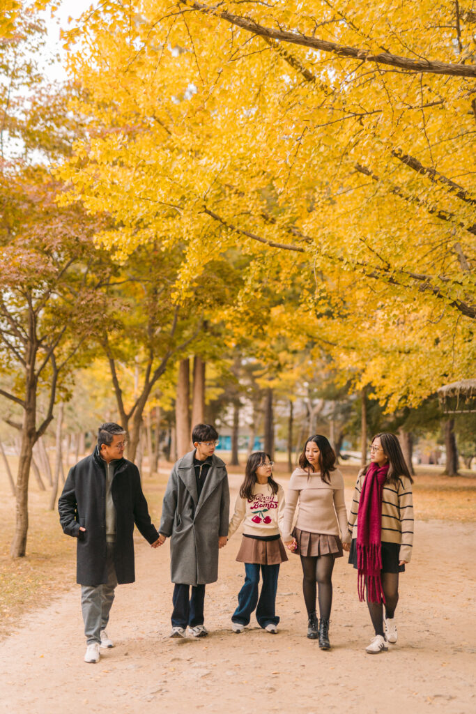 When Is the Best Time to See Autumn Foliage in Korea? (2026) nami island autumn photoshoot 5